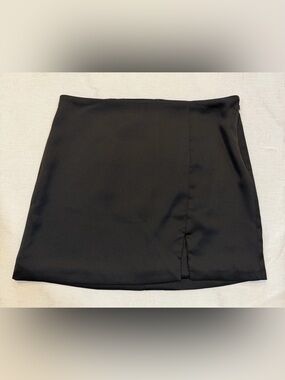 Black Silk Skirt | Wild Fable | Small